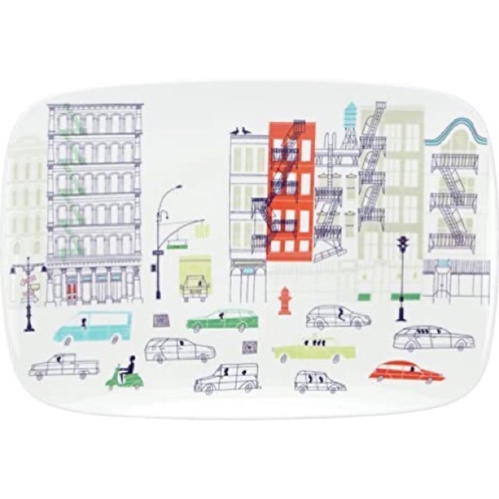 🆕 | kate spade new york Hopscotch Drive About Town Oblong Serving Platter